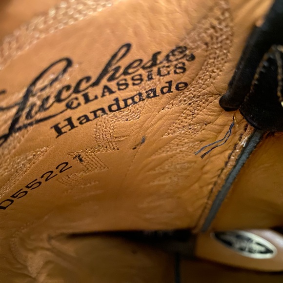 (NWOT) LUCCHESE PREMIUM CLASSICS WESTERN BOOTS BLACK G 9033.73 11 D (BRAND NEW) - Picture 7 of 16